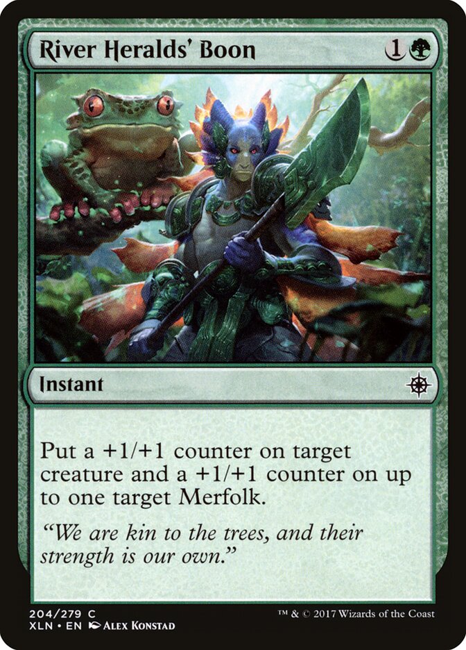 Bênção dos Arautos do Rio / River Heralds' Boon - Magic: The Gathering - MoxLand
