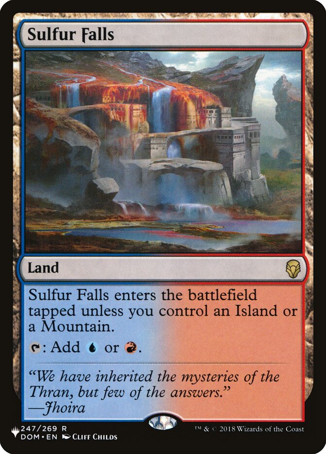 Cascata de Enxofre / Sulfur Falls - Magic: The Gathering - MoxLand