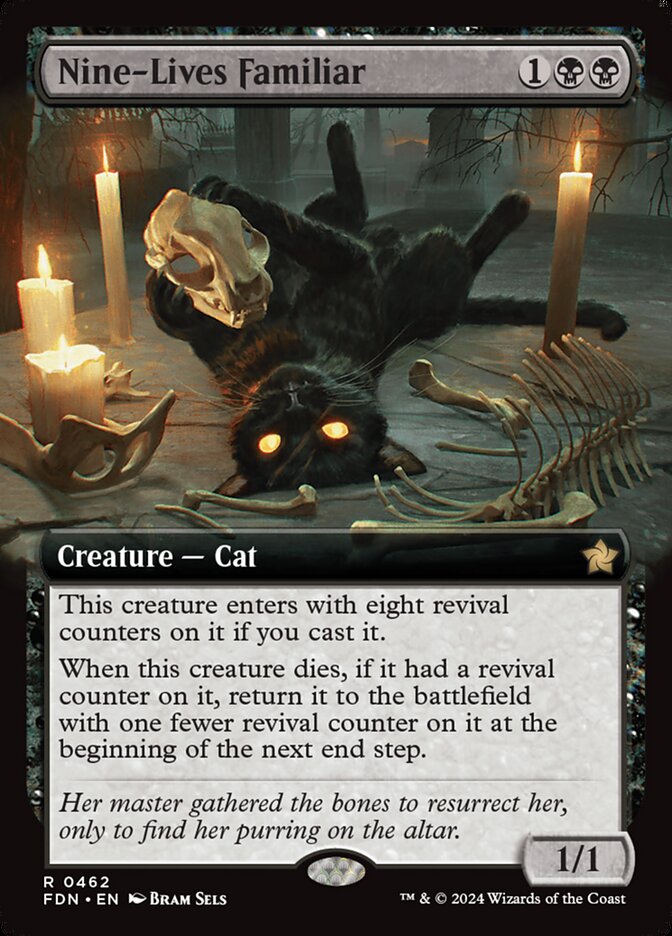 Familiar de Nove Vidas / Nine-Lives Familiar - Magic: The Gathering - MoxLand