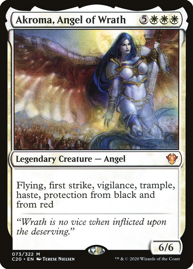 Akroma, Anjo da Ira / Akroma, Angel of Wrath - Magic: The Gathering - MoxLand