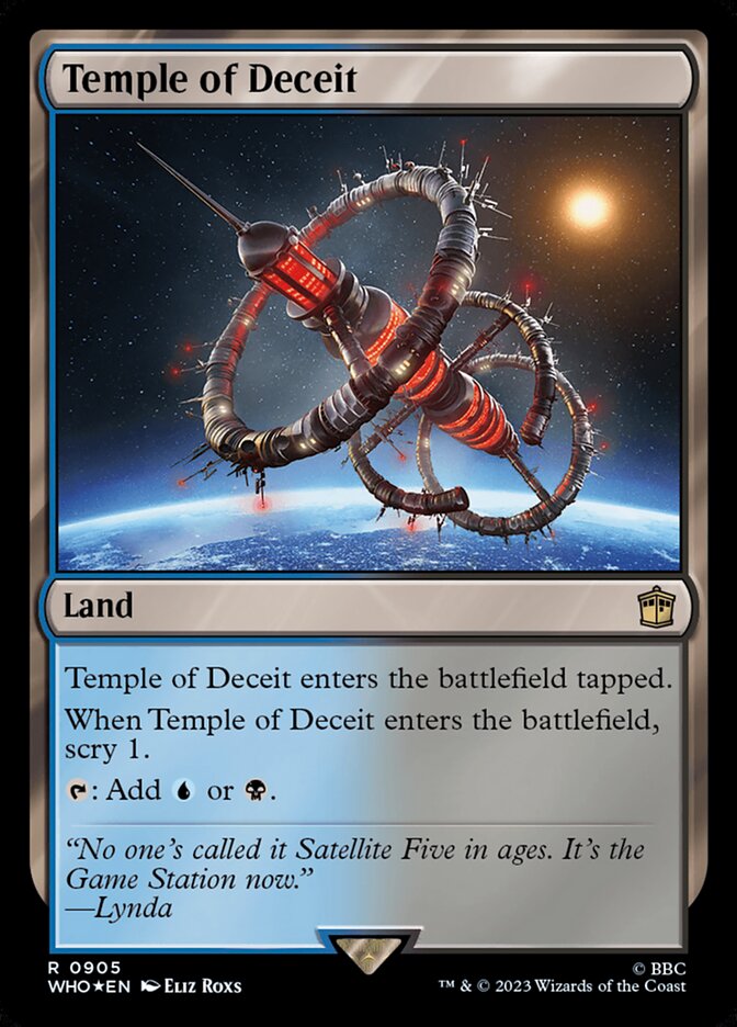 Templo do Engano / Temple of Deceit - Magic: The Gathering - MoxLand