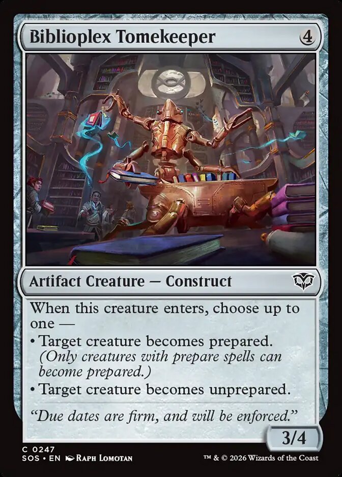 Biblioplex Tomekeeper - Magic: The Gathering - MoxLand