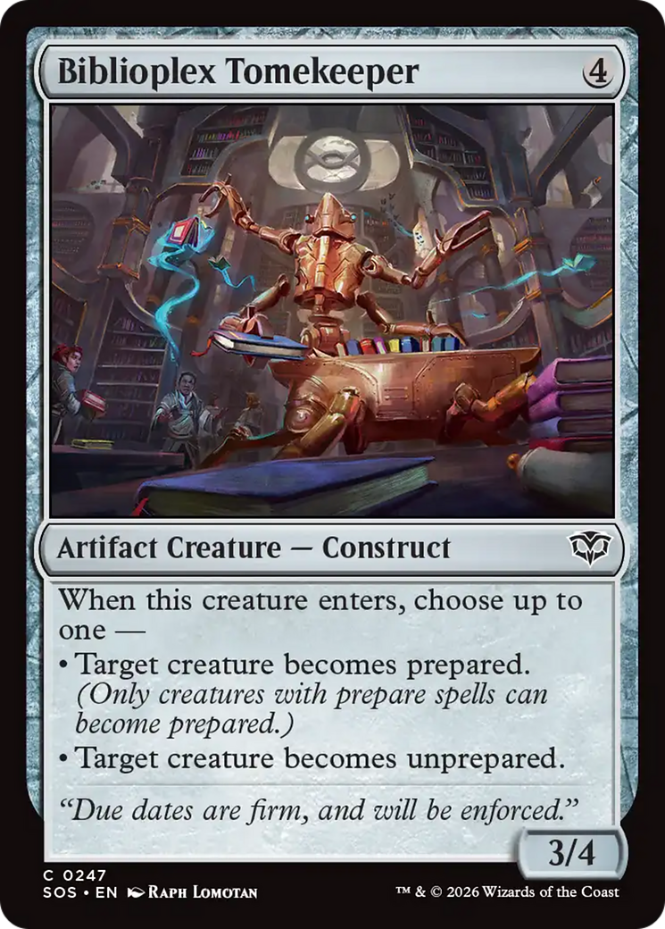 Biblioplex Tomekeeper - Magic: The Gathering - MoxLand