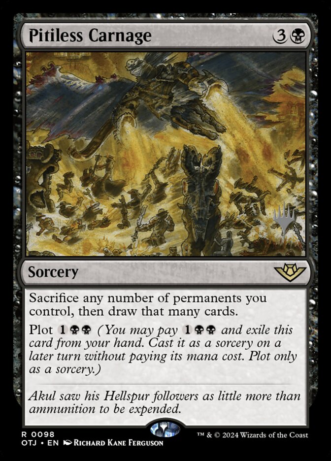 Carnificina Impiedosa / Pitiless Carnage - Magic: The Gathering - MoxLand