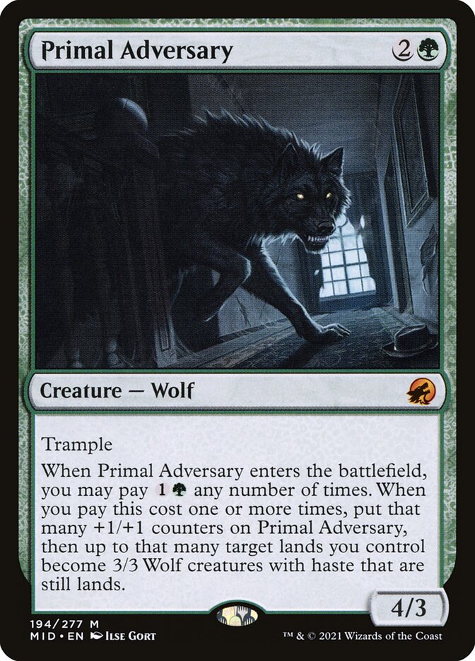 Adversário Primal / Primal Adversary - Magic: The Gathering - MoxLand