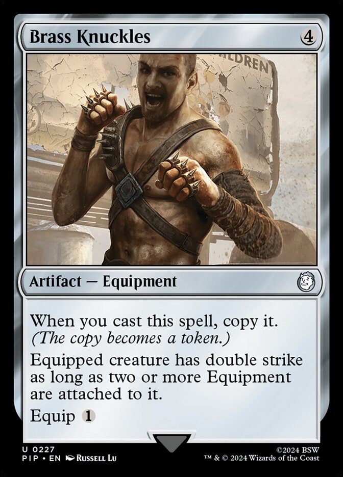 Soqueira Flamejante / Brass Knuckles - Magic: The Gathering - MoxLand