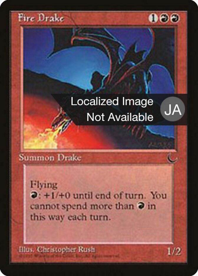 Dragonete de Fogo / Fire Drake - Magic: The Gathering - MoxLand