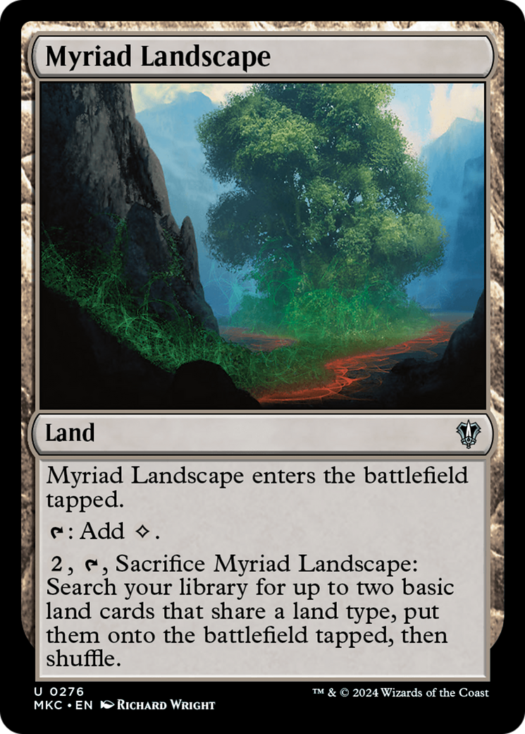 Paisagem Infinita / Myriad Landscape - Magic: The Gathering - MoxLand
