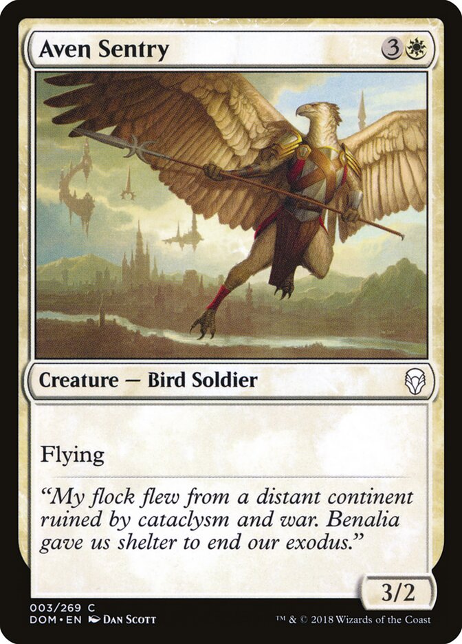 Sentinela Aviana / Aven Sentry - Magic: The Gathering - MoxLand