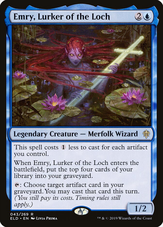 Emry, Espreitadora do Lago / Emry, Lurker of the Loch - Magic: The Gathering - MoxLand