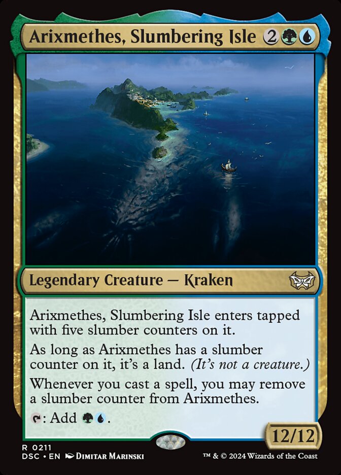Arixmetes, Ilha Hibernante / Arixmethes, Slumbering Isle - Magic: The Gathering - MoxLand