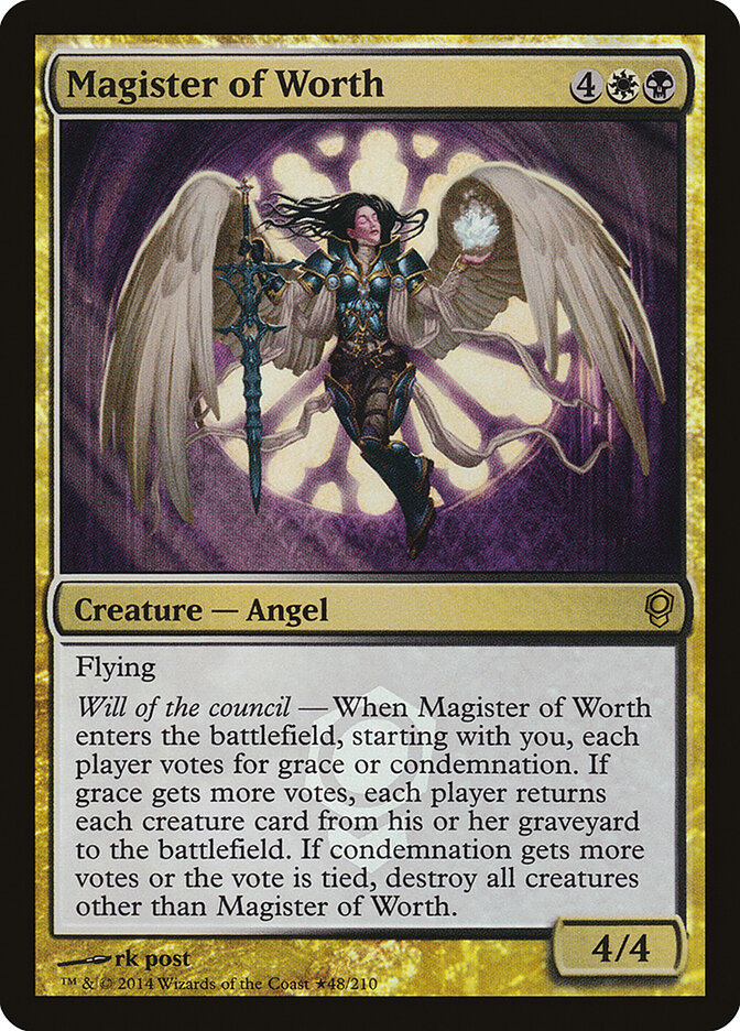 Magistrada do Mérito / Magister of Worth - Magic: The Gathering - MoxLand