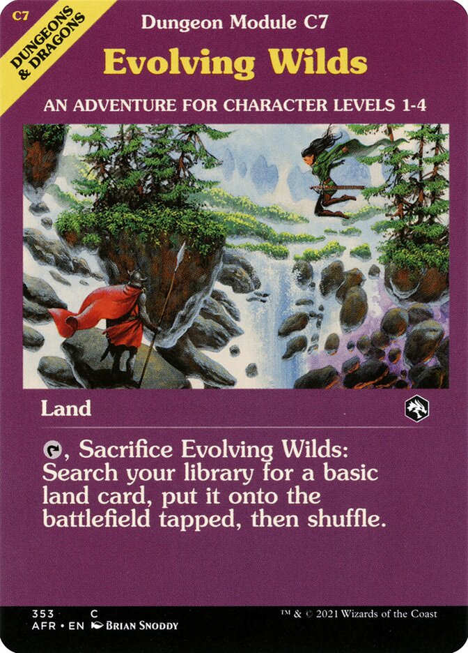 Terras em Desenvolvimento / Evolving Wilds - Magic: The Gathering - MoxLand