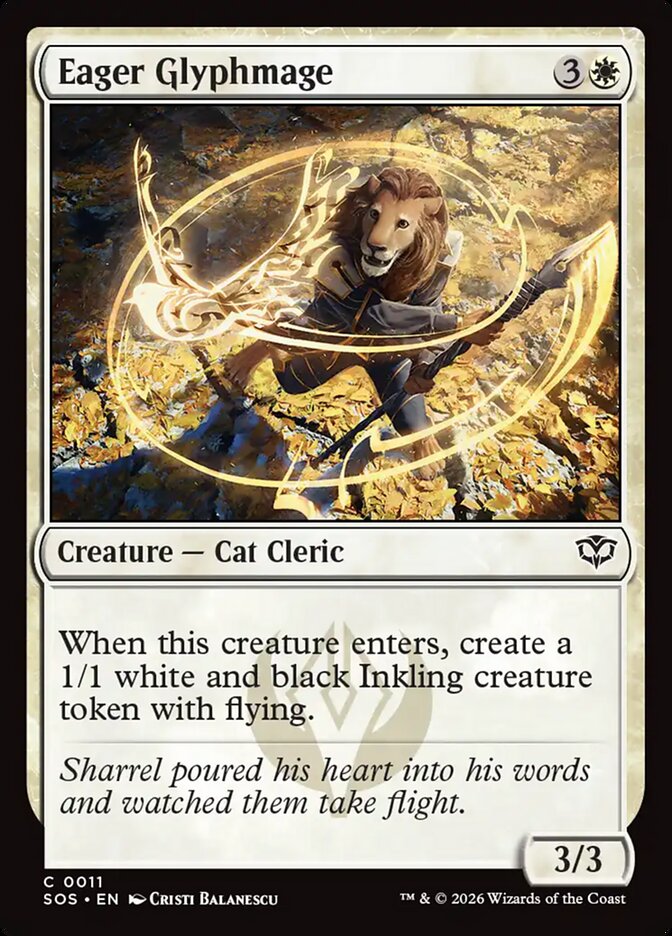 Eager Glyphmage - Magic: The Gathering - MoxLand