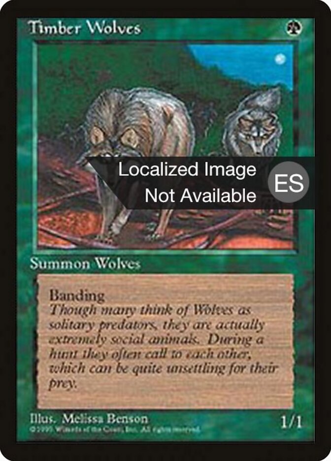 Lobos da Floresta / Timber Wolves - Magic: The Gathering - MoxLand
