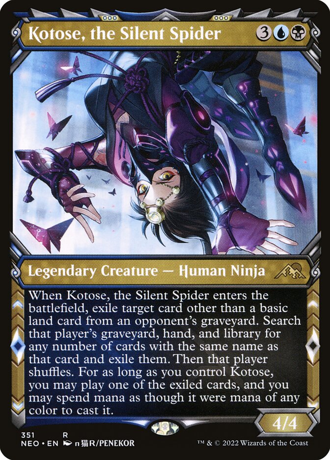 Kotose, a Aranha Silenciosa / Kotose, the Silent Spider - Magic: The Gathering - MoxLand