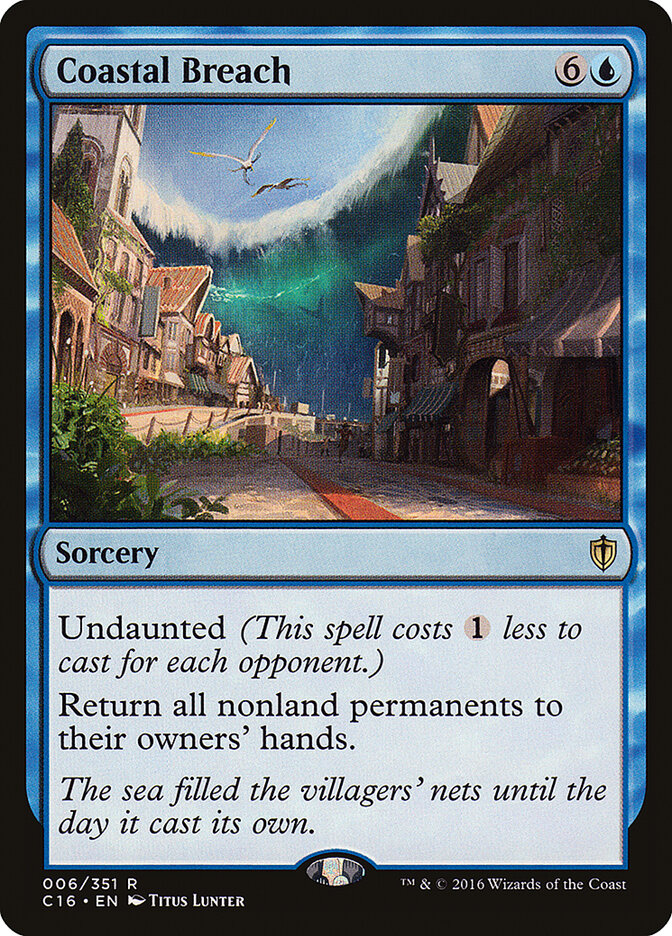 Cataclismo Costeiro / Coastal Breach - Magic: The Gathering - MoxLand