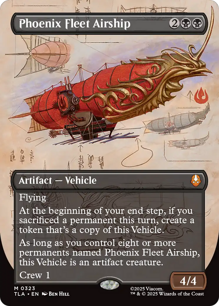 Dirigível da Frota da Fênix / Phoenix Fleet Airship - Magic: The Gathering - MoxLand