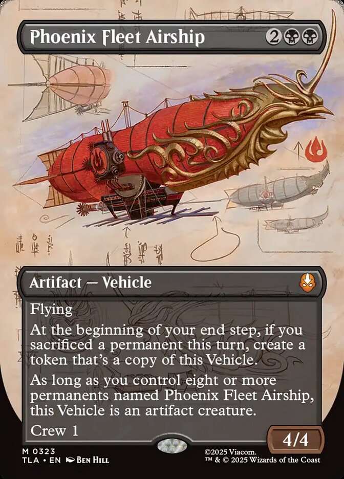 Dirigível da Frota da Fênix / Phoenix Fleet Airship - Magic: The Gathering - MoxLand