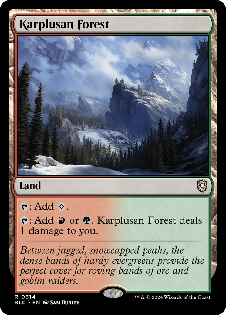 Floresta Karplusana / Karplusan Forest - Magic: The Gathering - MoxLand