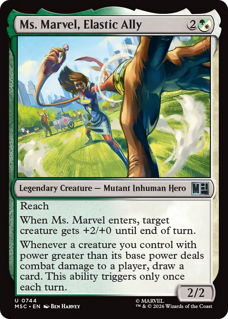 Ms. Marvel, Elastic Ally - Magic: The Gathering - MoxLand