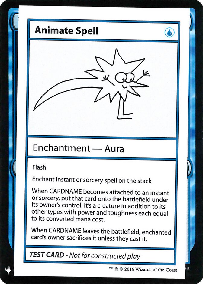 Animate Spell - Magic: The Gathering - MoxLand