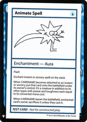 Animate Spell - Magic: The Gathering - MoxLand