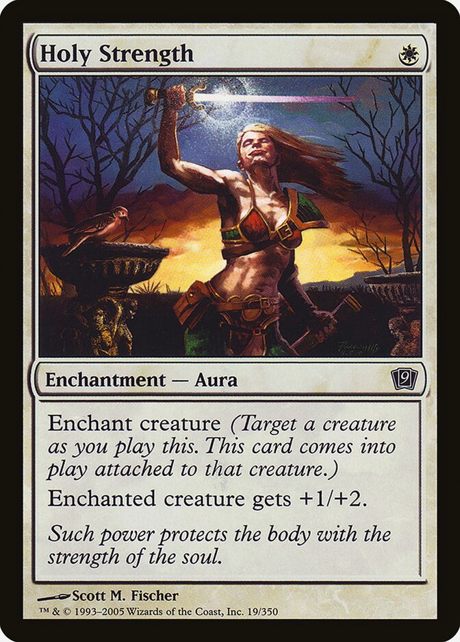 Força Divina / Holy Strength - Magic: The Gathering - MoxLand