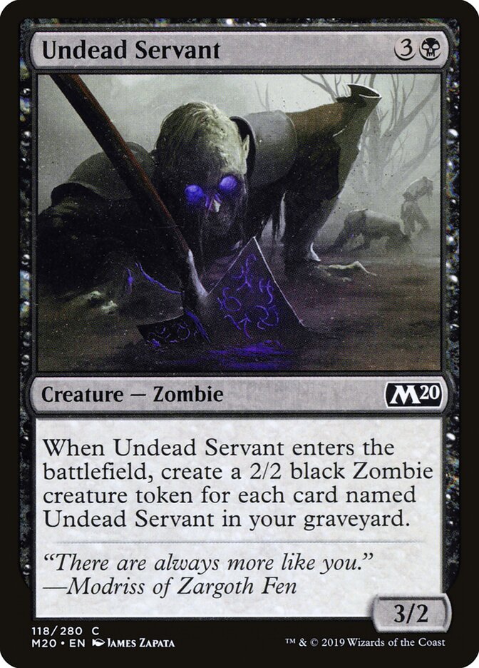 Servo Morto-vivo / Undead Servant - Magic: The Gathering - MoxLand