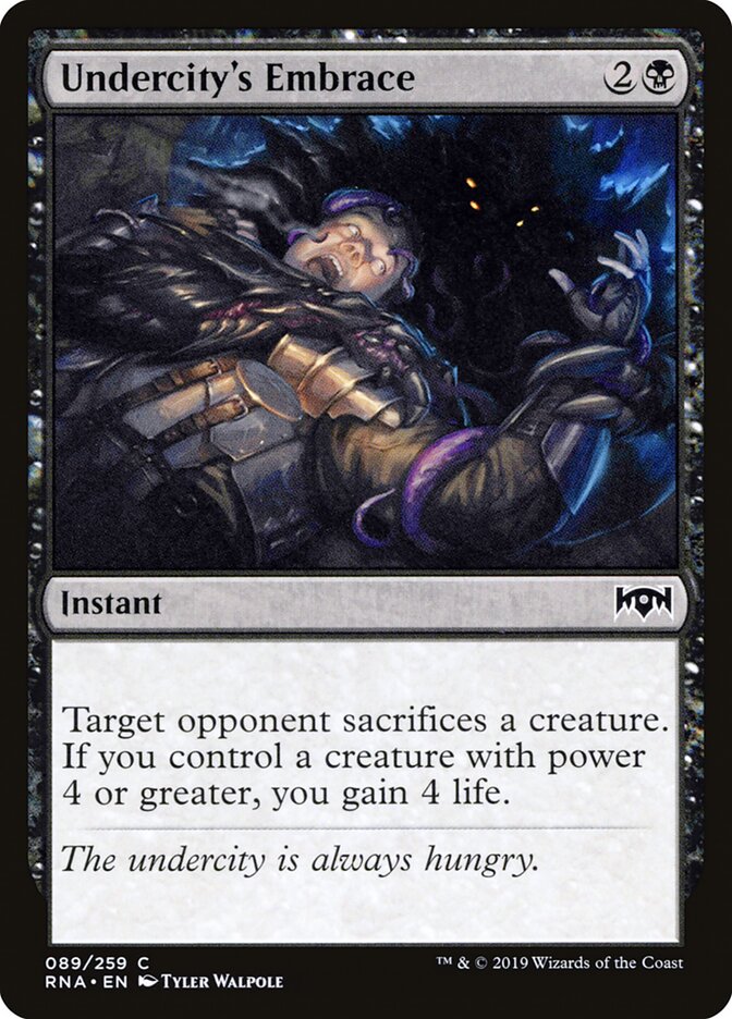 Abraço do Submundo / Undercity's Embrace - Magic: The Gathering - MoxLand