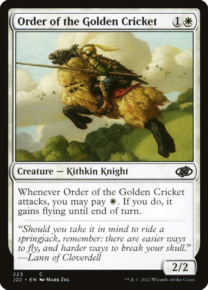 Ordem do Grilo Dourado / Order of the Golden Cricket - Magic: The Gathering - MoxLand