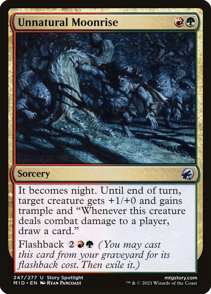Nascer da Lua Antinatural / Unnatural Moonrise - Magic: The Gathering - MoxLand