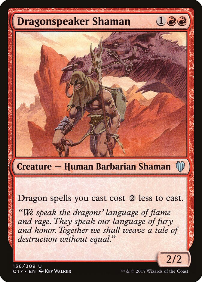 Xamã Dracontófilo / Dragonspeaker Shaman - Magic: The Gathering - MoxLand