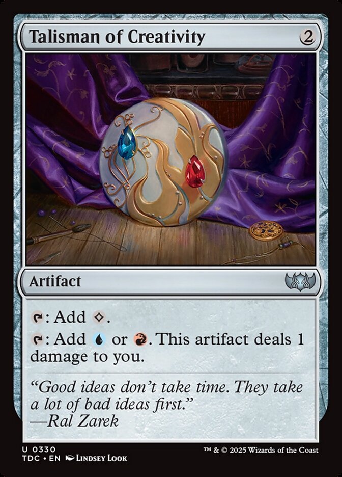 Talismã da Criatividade / Talisman of Creativity - Magic: The Gathering - MoxLand