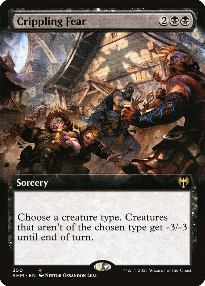 Medo Debilitante / Crippling Fear - Magic: The Gathering - MoxLand