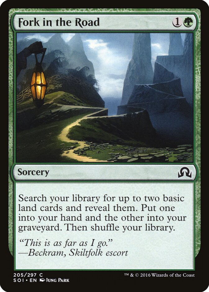 Bifurcação na Estrada / Fork in the Road - Magic: The Gathering - MoxLand
