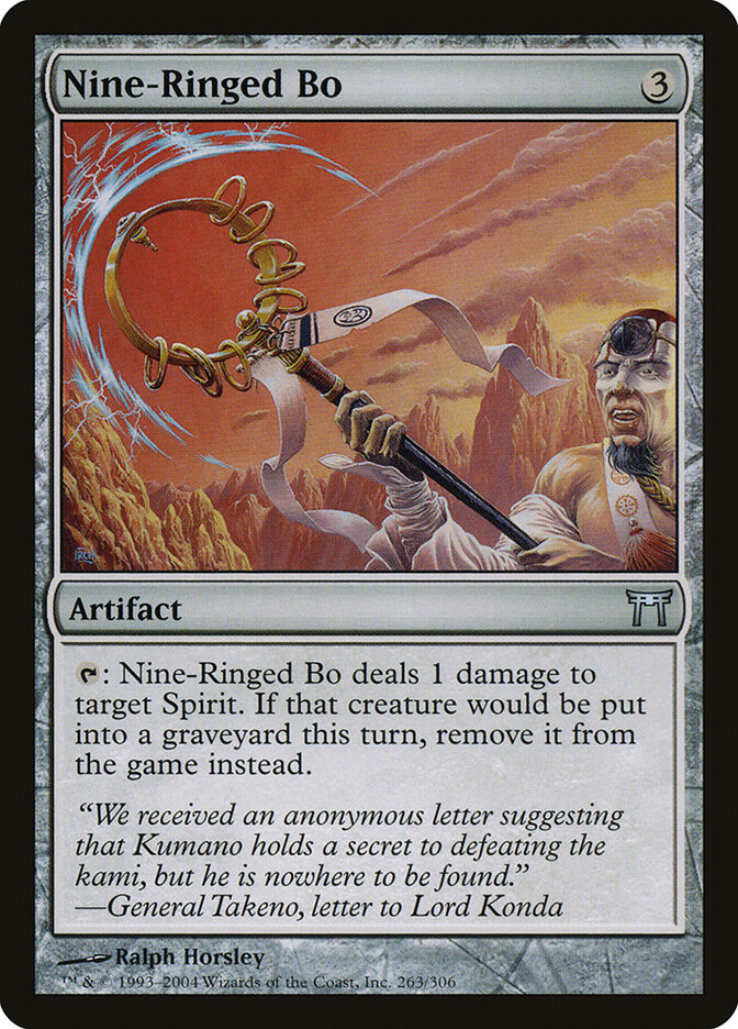 Bo dos Nove Anéis / Nine-Ringed Bo - Magic: The Gathering - MoxLand