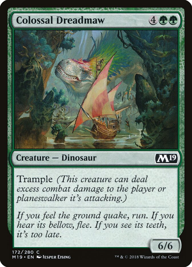 Bocarra Sinistra Colossal / Colossal Dreadmaw - Magic: The Gathering - MoxLand