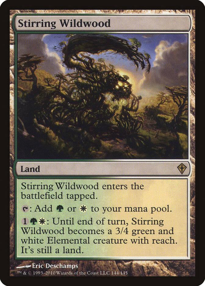 Bosque Selvagem Andarilho / Stirring Wildwood - Magic: The Gathering - MoxLand