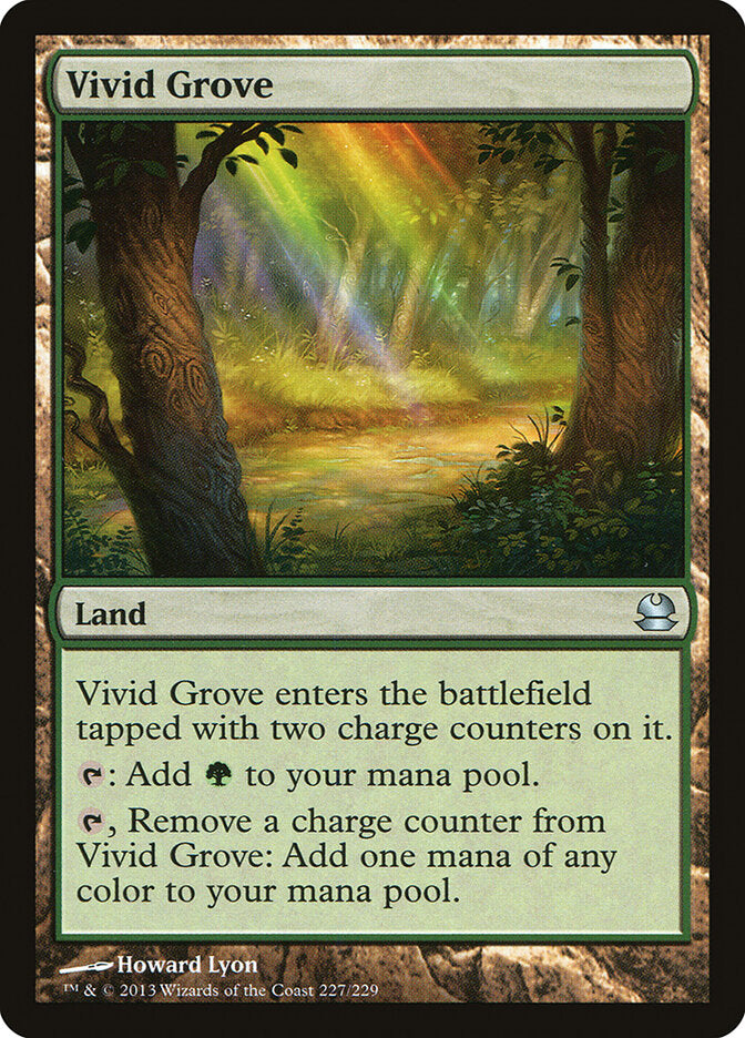 Bosque Vívido / Vivid Grove - Magic: The Gathering - MoxLand