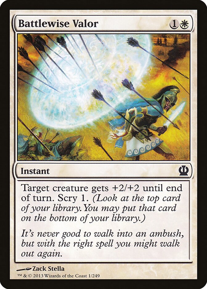 Bravura dos Belisábios / Battlewise Valor - Magic: The Gathering - MoxLand