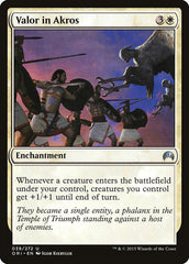 Bravura em Ácros / Valor in Akros - Magic: The Gathering - MoxLand