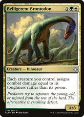 Brontodonte Beligerante / Belligerent Brontodon - Magic: The Gathering - MoxLand