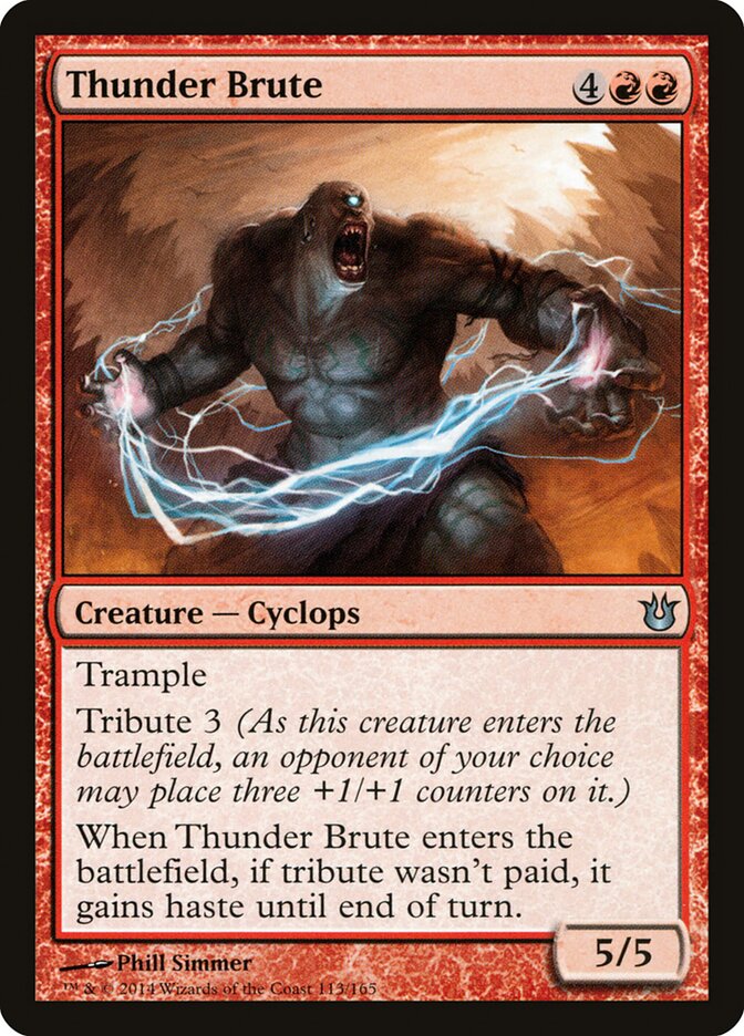 Bruto do Trovão / Thunder Brute - Magic: The Gathering - MoxLand