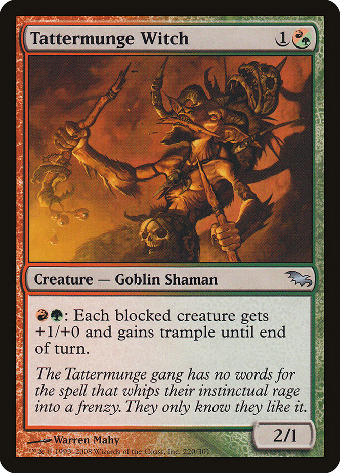 Bruxa de Masca-Trapo / Tattermunge Witch - Magic: The Gathering - MoxLand
