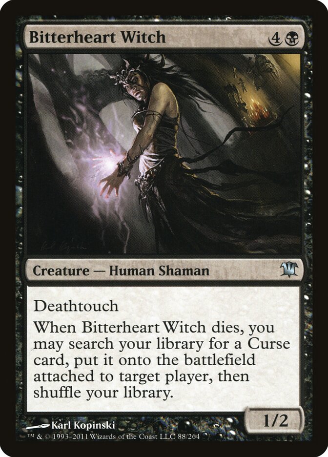 Bruxa do Coração Amargo / Bitterheart Witch - Magic: The Gathering - MoxLand