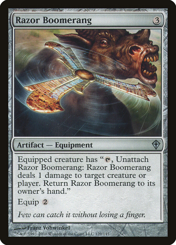Bumerangue de Navalha / Razor Boomerang - Magic: The Gathering - MoxLand