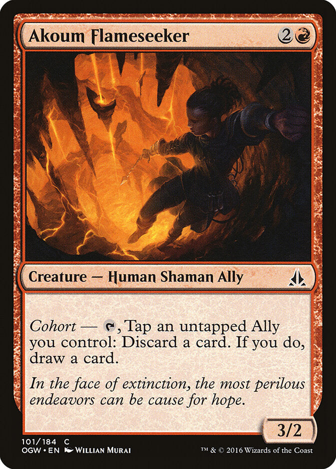 Buscachamas de Akoum / Akoum Flameseeker - Magic: The Gathering - MoxLand
