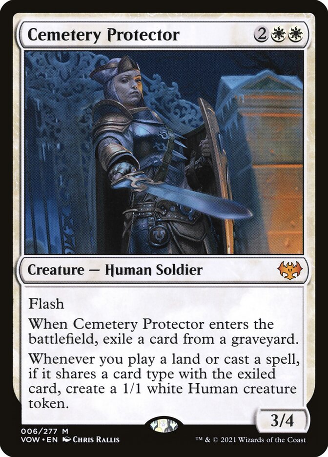 Protetora do Sepulcrário / Cemetery Protector - Magic: The Gathering - MoxLand