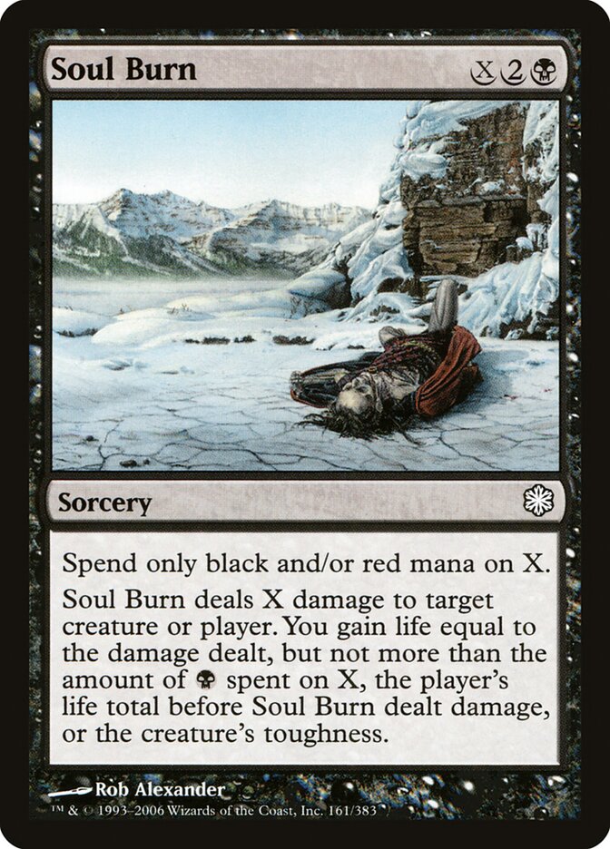 Queimadura da Alma / Soul Burn - Magic: The Gathering - MoxLand